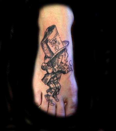 Tattoos - Mad Hatter from Alice in Wonderland - 88965